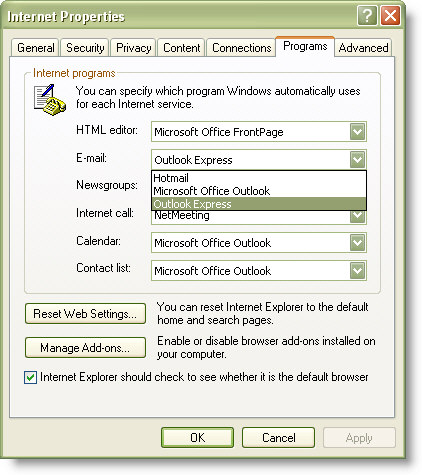 Set Default Email Client